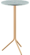 Melon Poseidon Bar Table